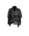 Hourglass Charm Belted Puffer Coat