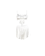 Silky Tie-Back Two Piece