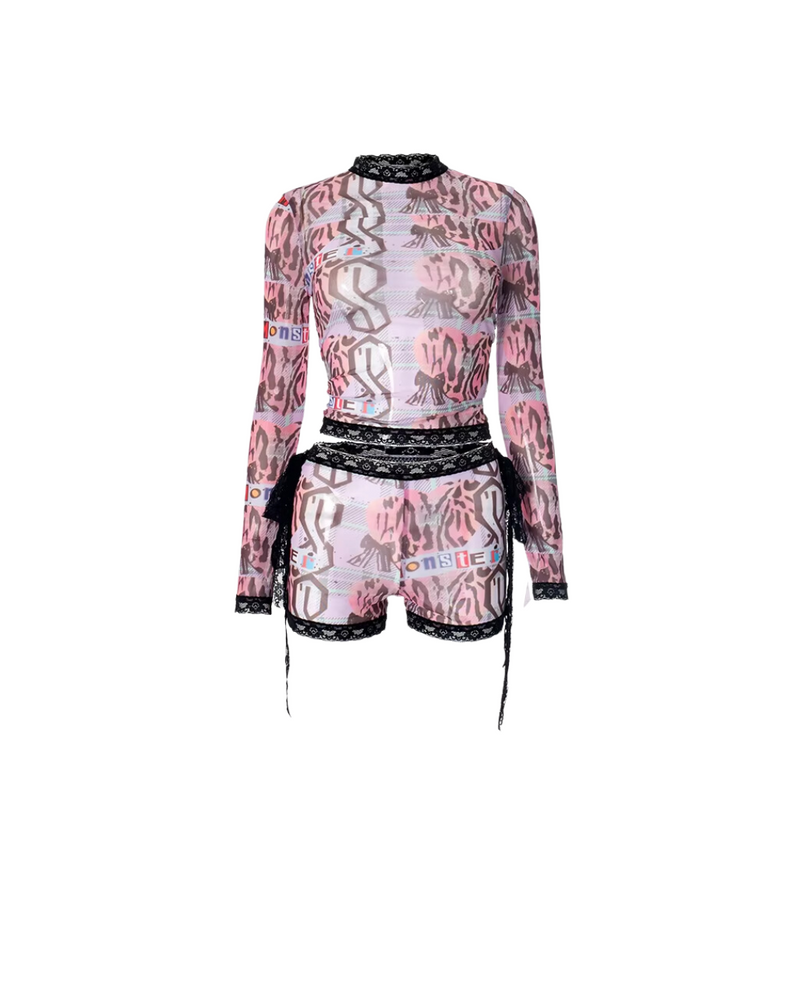 Lila Lace Two Piece