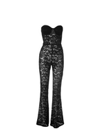 Celia Strapless Lace Jumpsuit