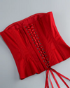 Lace Back Rosette Two Piece