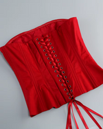 Lace Back Rosette Two Piece