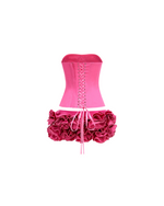 Lace Back Rosette Two Piece