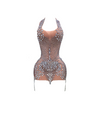 Celestial Glow Mesh Dress
