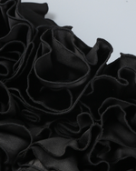 Lace Back Rosette Two Piece - Black