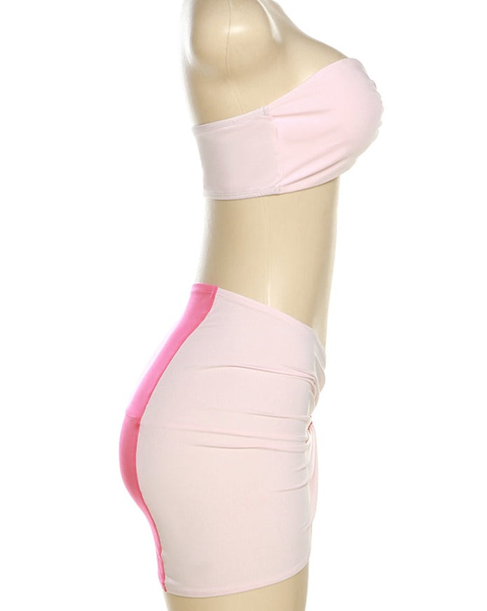 Shades Of Pink Skirt Set
