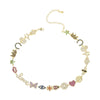 Fashionably Protected Charm Choker Necklace