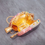 Ice Cream Shaped Rhinestone Clutch