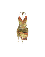 Tropic Sunsets Halter Mini