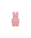 Candy Stripe Knit Mini