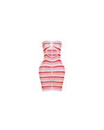 Candy Stripe Knit Mini