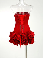 Lace Back Rosette Mini