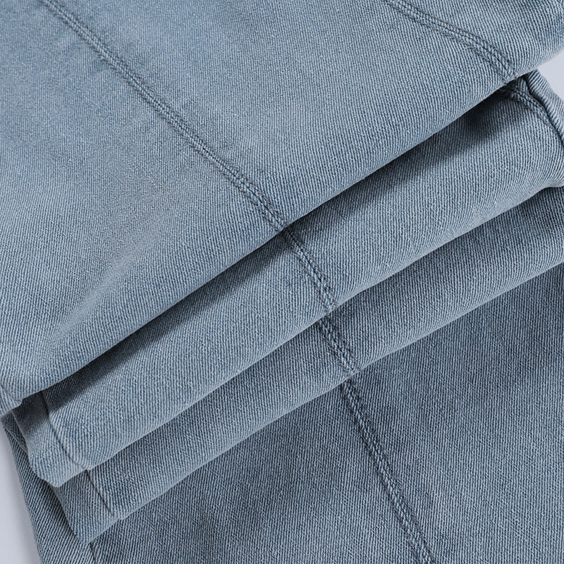 Karina Split Denim Flare Pant