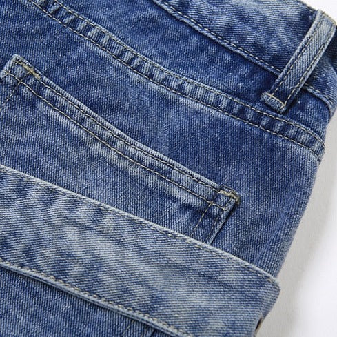 Buckle Up Denim Skirt