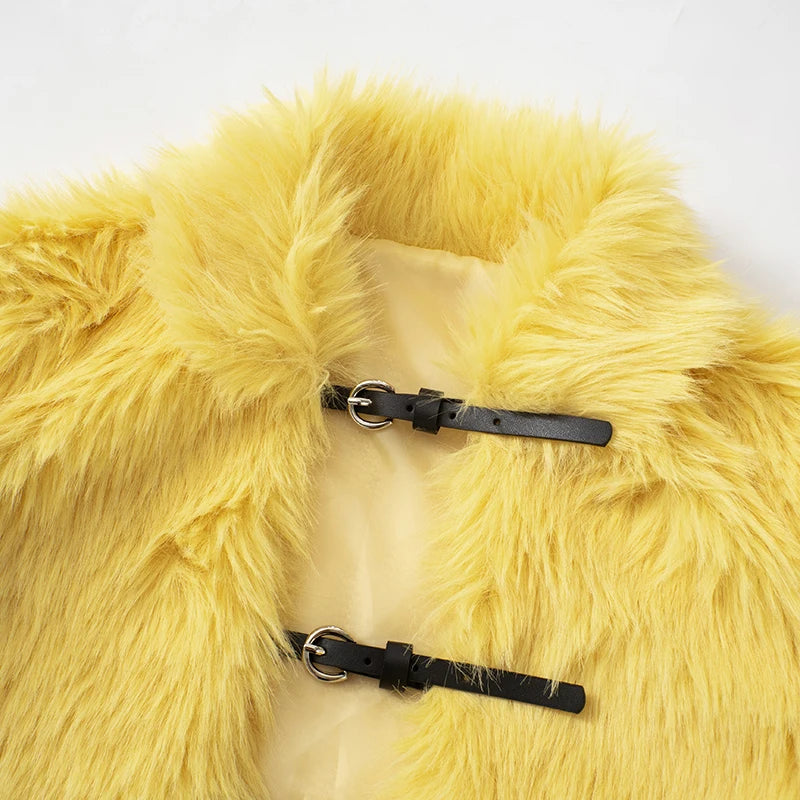 Milan Furry Crop Vest