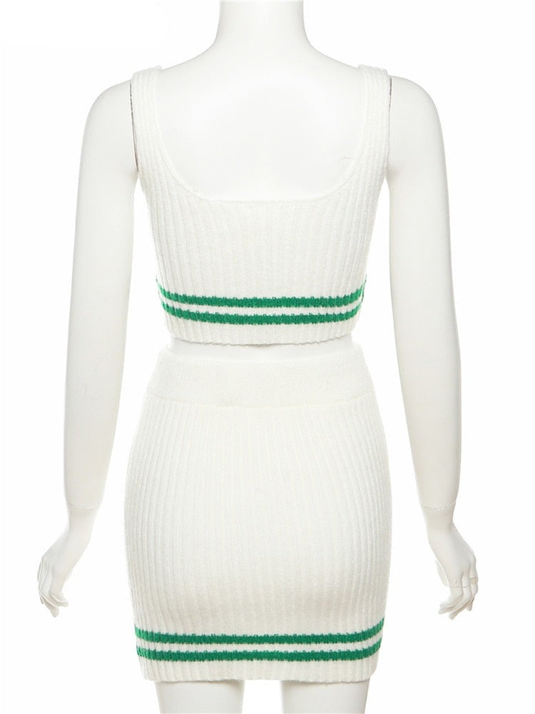 Sporty Babe Knit Two Piece