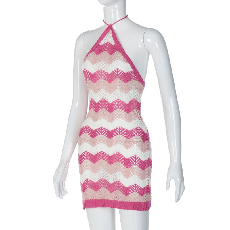 Pretty Pink Crochet Mini