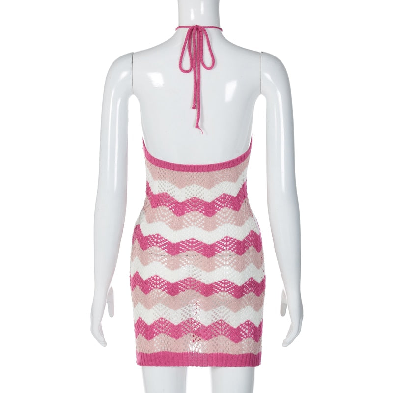 Pretty Pink Crochet Mini