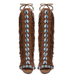 Zahara Fringe Heel
