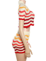 Hollywood Knit Short Set