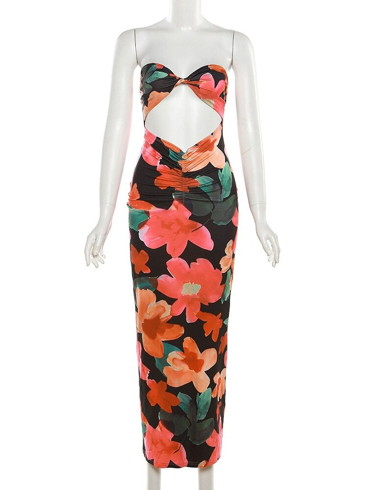 Diana Floral Print Maxi