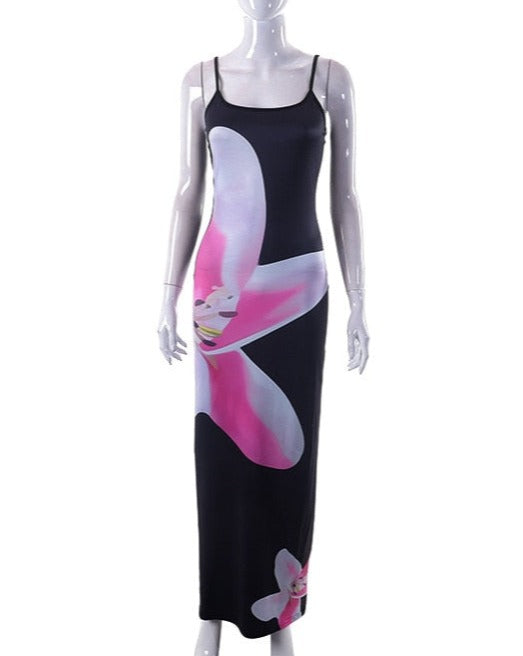 Floral Print Maxi Dress