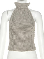 Essential Knit Backless Top