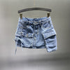 Mia Denim Cargo Skort