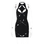 Diamond Cut Out Mini Dress