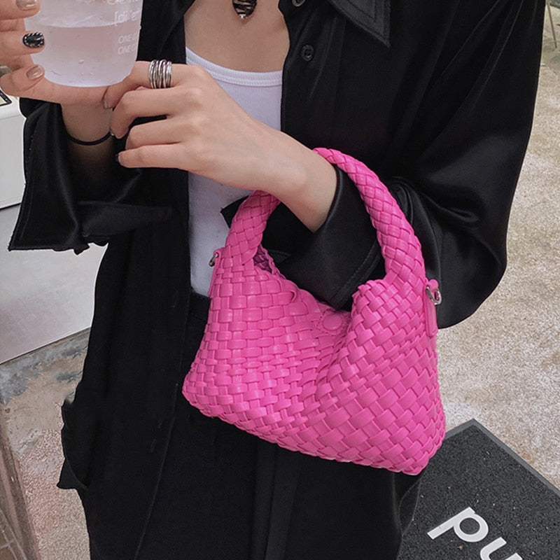 Sarai Woven Mini Tote