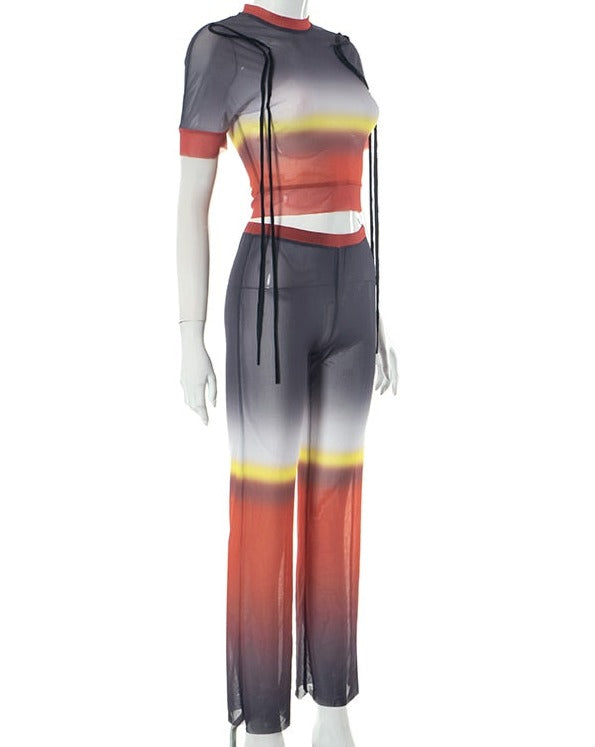 Karla Mesh Two Piece Set