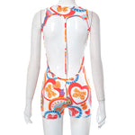 Mia Butterfly Print Romper