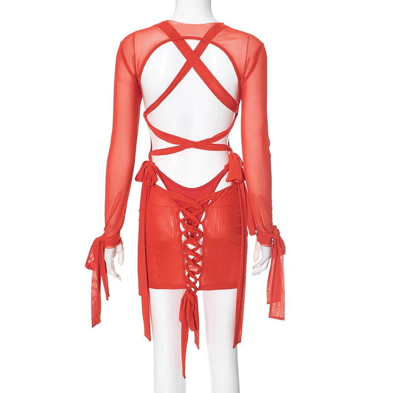Valeria Lace-Up Mini