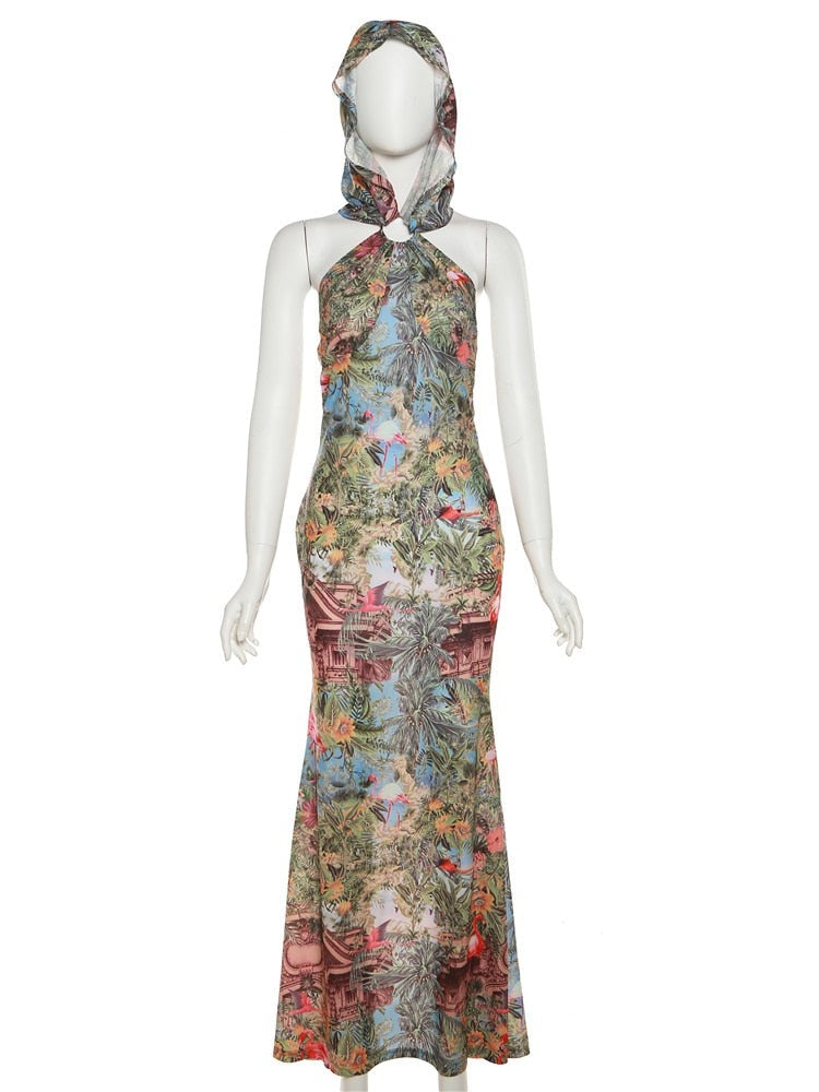 Ella Hooded Maxi Dress