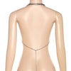 Chain Reaction Halter Backless Tank
