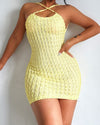 Summertime Fine Textured Mini Dress