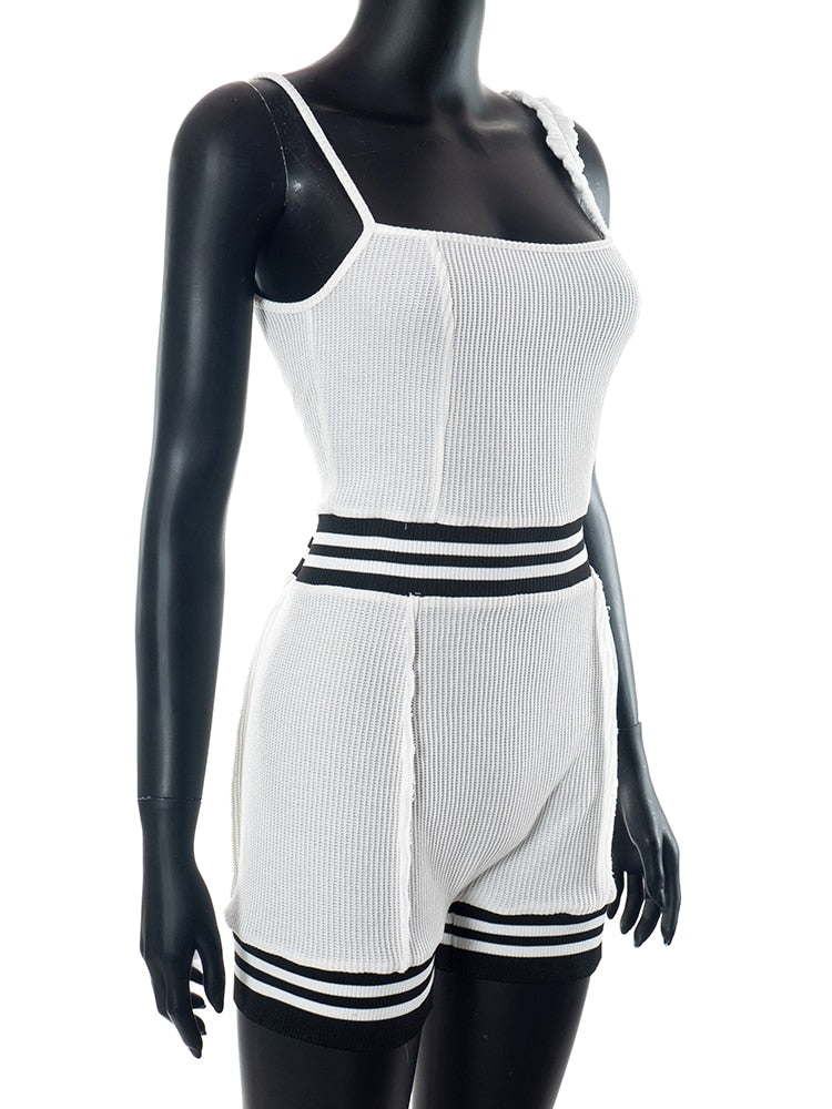 Tennis Court Cutie Knit Romper