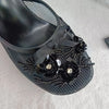 Fiorella Beaded Mesh Heel