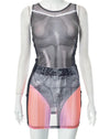 Nora Illusion Mesh Two Piece