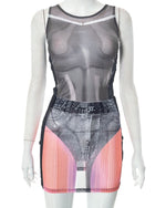 Nora Illusion Mesh Two Piece
