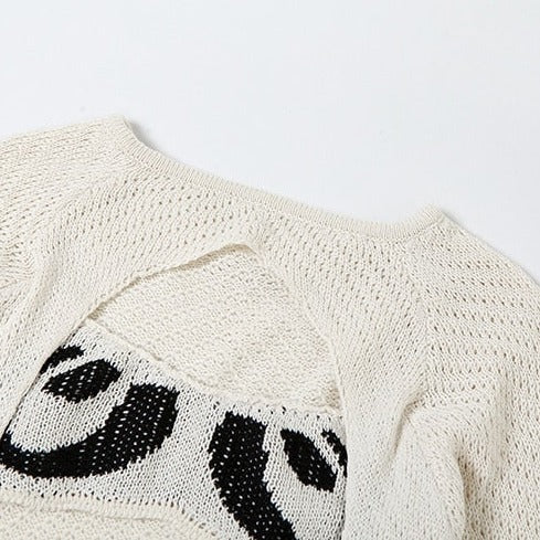 Kiana Color-block Knit Sweater Maxi