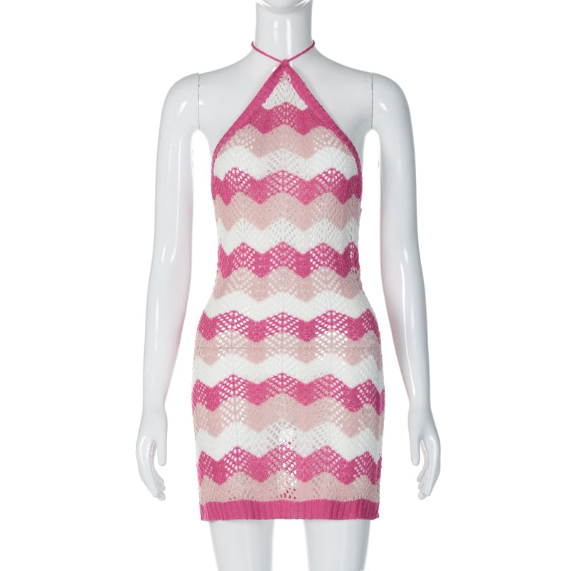 Pretty Pink Crochet Mini
