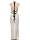 Mayra Backless Knit Maxi