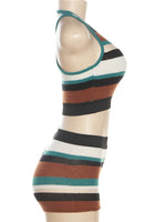 Bree Striped Short Set