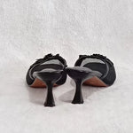 Fiorella Beaded Mesh Heel