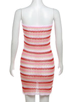 Candy Stripe Knit Mini