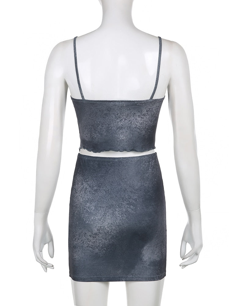 Mercury Two Piece Skirt Set