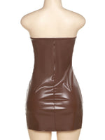 Saddle Faux Leather Mini