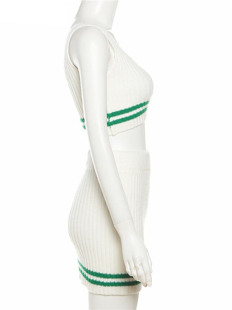 Sporty Babe Knit Two Piece