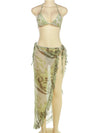 Miya Three Piece Printed Bikini Skirt Set
